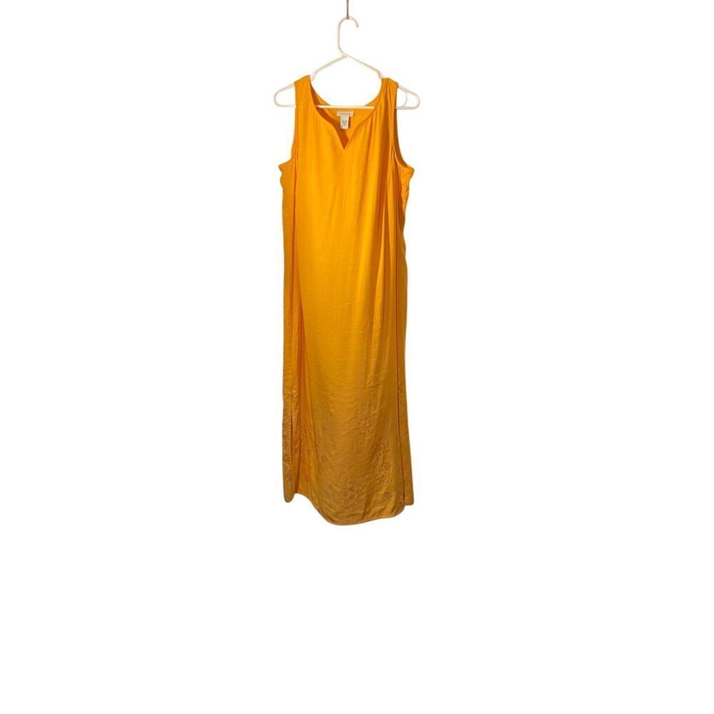 Avenue women’s plus size orange eyelet detail, sleeveless pink dress, 14/16